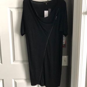Black sweater dress